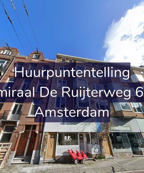 Foto gevel Huurpuntentelling voor Admiraal De Ruijterweg 60-3, Amsterdam