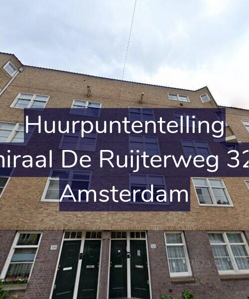 Foto gevel Huurpuntentelling voor Admiraal De Ruijterweg 321-2, Amsterdam