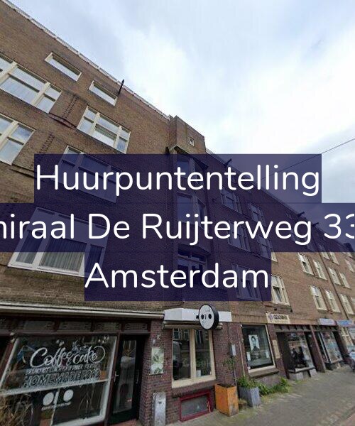 Foto gevel Huurpuntentelling voor Admiraal De Ruijterweg 331-3, Amsterdam