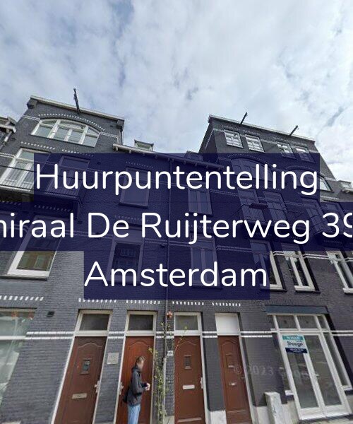 Foto gevel Huurpuntentelling voor Admiraal De Ruijterweg 398-4, Amsterdam