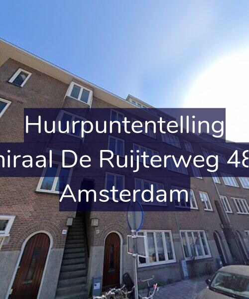 Foto gevel Huurpuntentelling voor Admiraal De Ruijterweg 482-2, Amsterdam