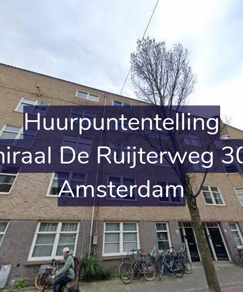 Foto gevel Huurpuntentelling voor Admiraal De Ruijterweg 303-1, Amsterdam
