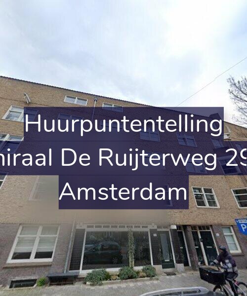 Foto gevel Huurpuntentelling voor Admiraal De Ruijterweg 295-2, Amsterdam