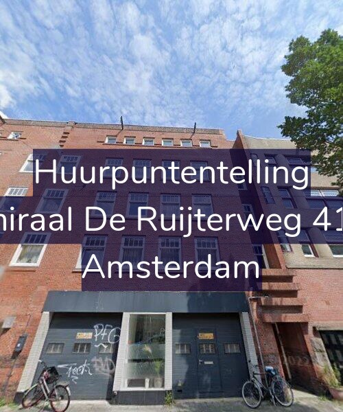 Foto gevel Huurpuntentelling voor Admiraal De Ruijterweg 418-3, Amsterdam