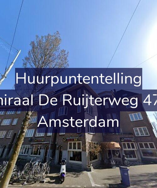 Foto gevel Huurpuntentelling voor Admiraal De Ruijterweg 470-2, Amsterdam