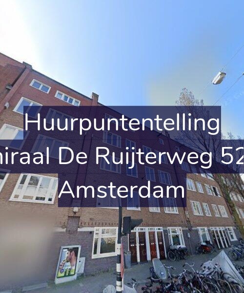 Foto gevel Huurpuntentelling voor Admiraal De Ruijterweg 521-H, Amsterdam