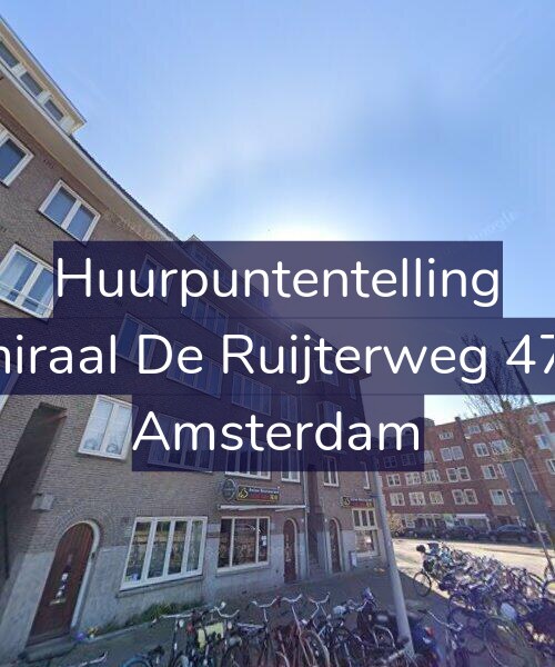 Foto gevel Huurpuntentelling voor Admiraal De Ruijterweg 472-1, Amsterdam