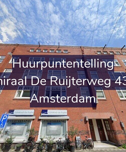 Foto gevel Huurpuntentelling voor Admiraal De Ruijterweg 430-2, Amsterdam