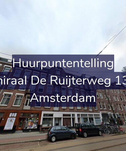 Foto gevel Huurpuntentelling voor Admiraal De Ruijterweg 135-2, Amsterdam