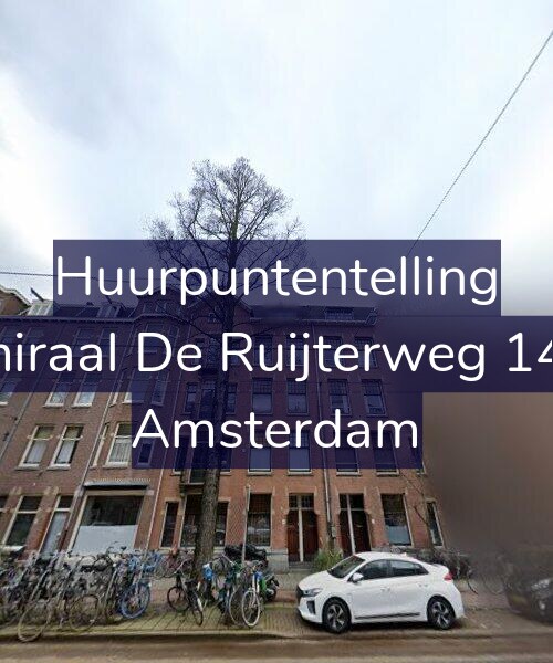 Foto gevel Huurpuntentelling voor Admiraal De Ruijterweg 143-1, Amsterdam