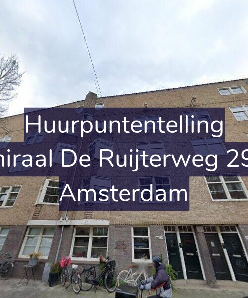Foto gevel Huurpuntentelling voor Admiraal De Ruijterweg 299-3, Amsterdam