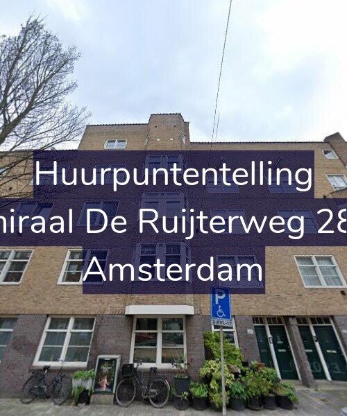Foto gevel Huurpuntentelling voor Admiraal De Ruijterweg 287-1, Amsterdam