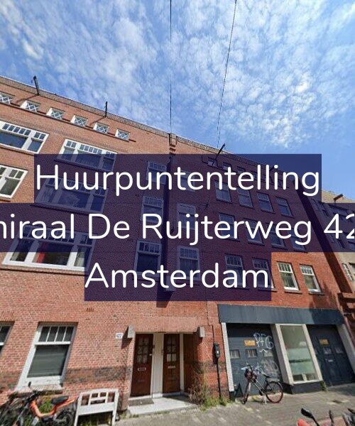 Foto gevel Huurpuntentelling voor Admiraal De Ruijterweg 420-2, Amsterdam