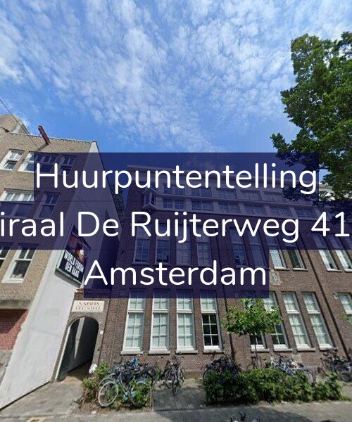 Foto gevel Huurpuntentelling voor Admiraal De Ruijterweg 410-E6, Amsterdam