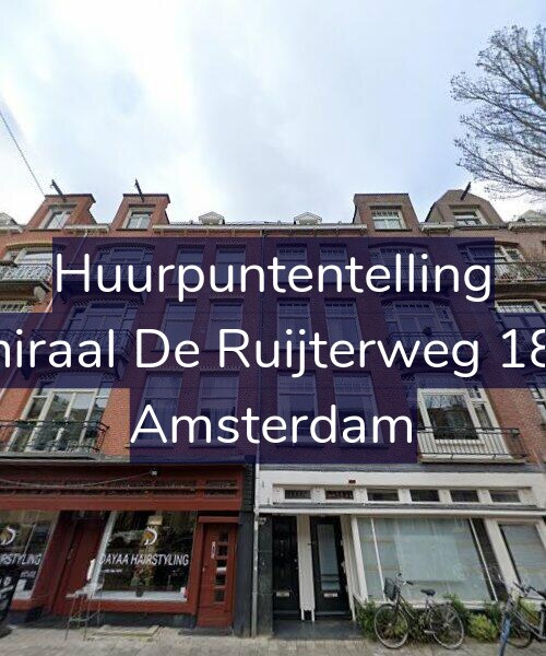 Foto gevel Huurpuntentelling voor Admiraal De Ruijterweg 187-1, Amsterdam