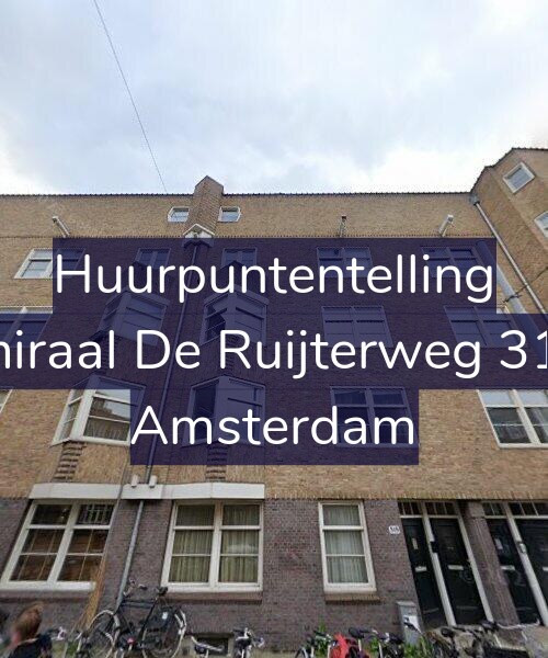 Foto gevel Huurpuntentelling voor Admiraal De Ruijterweg 315-2, Amsterdam