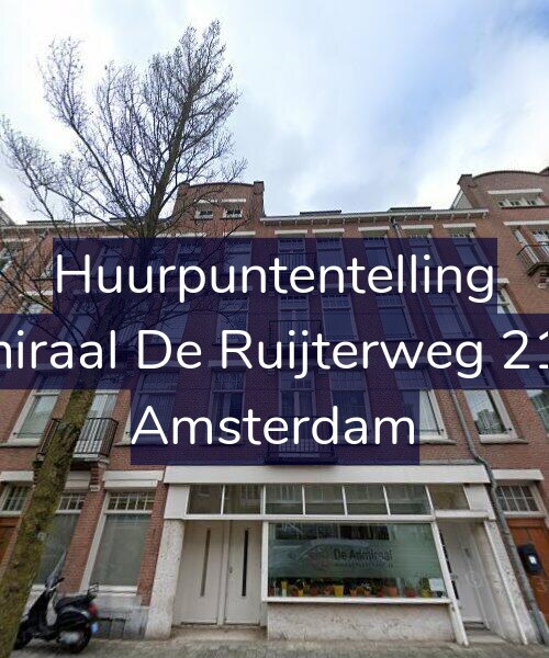 Foto gevel Huurpuntentelling voor Admiraal De Ruijterweg 217-E, Amsterdam
