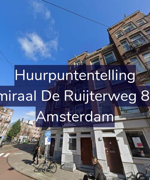 Foto gevel Huurpuntentelling voor Admiraal De Ruijterweg 86-1, Amsterdam