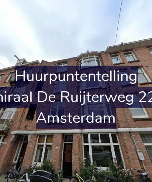 Foto gevel Huurpuntentelling voor Admiraal De Ruijterweg 229-1, Amsterdam