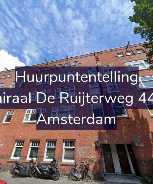 Foto gevel Huurpuntentelling voor Admiraal De Ruijterweg 442-H, Amsterdam