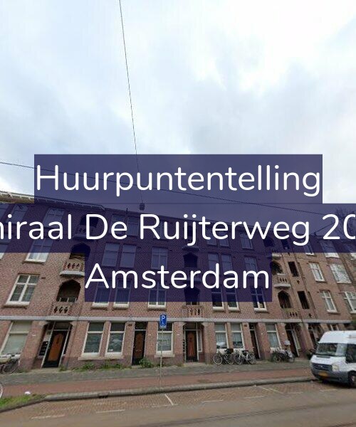 Foto gevel Huurpuntentelling voor Admiraal De Ruijterweg 204-H, Amsterdam
