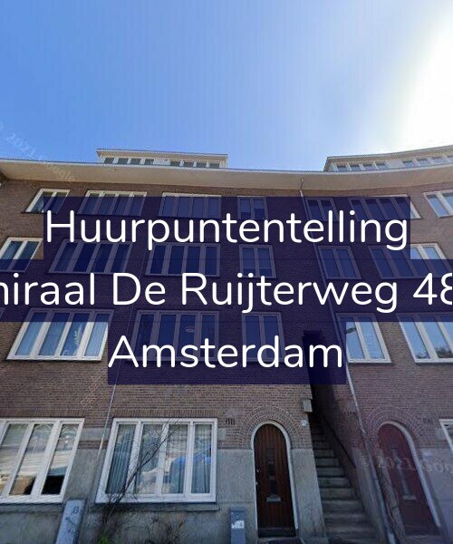 Foto gevel Huurpuntentelling voor Admiraal De Ruijterweg 480-3, Amsterdam