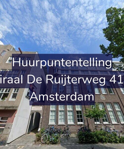 Foto gevel Huurpuntentelling voor Admiraal De Ruijterweg 410-F2, Amsterdam