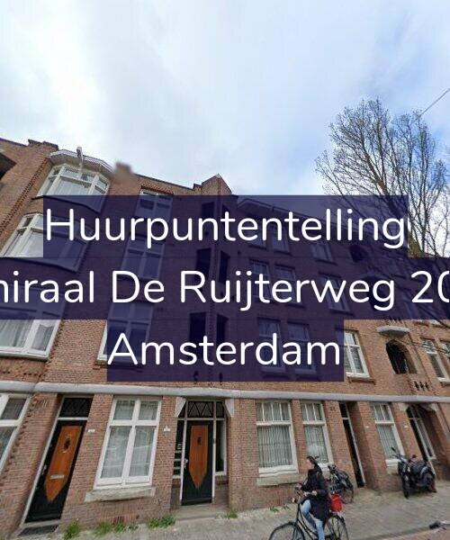 Foto gevel Huurpuntentelling voor Admiraal De Ruijterweg 205-1, Amsterdam