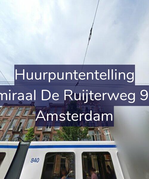 Foto gevel Huurpuntentelling voor Admiraal De Ruijterweg 93-3, Amsterdam