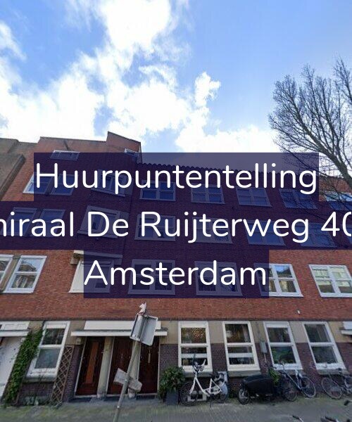 Foto gevel Huurpuntentelling voor Admiraal De Ruijterweg 409-1, Amsterdam