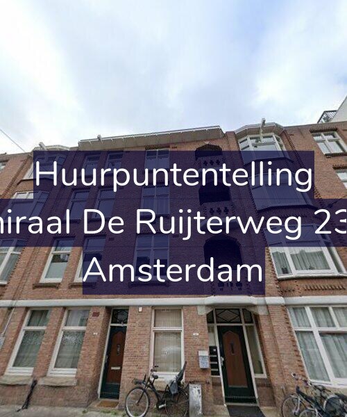 Foto gevel Huurpuntentelling voor Admiraal De Ruijterweg 231-H, Amsterdam