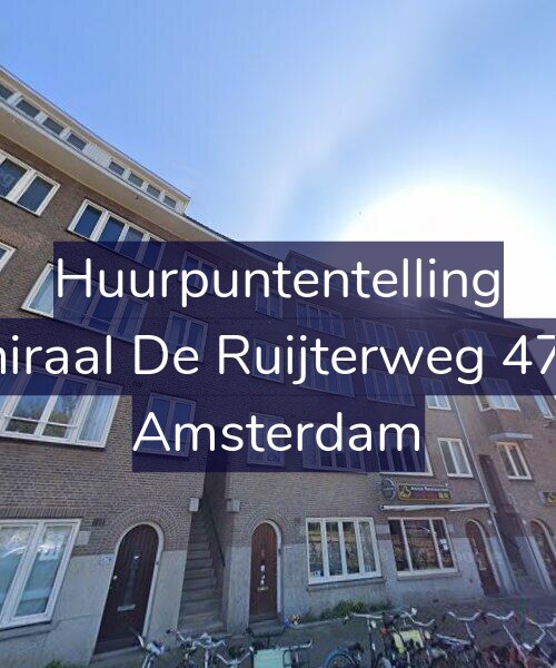 Foto gevel Huurpuntentelling voor Admiraal De Ruijterweg 474-H, Amsterdam