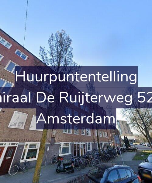 Foto gevel Huurpuntentelling voor Admiraal De Ruijterweg 525-H, Amsterdam