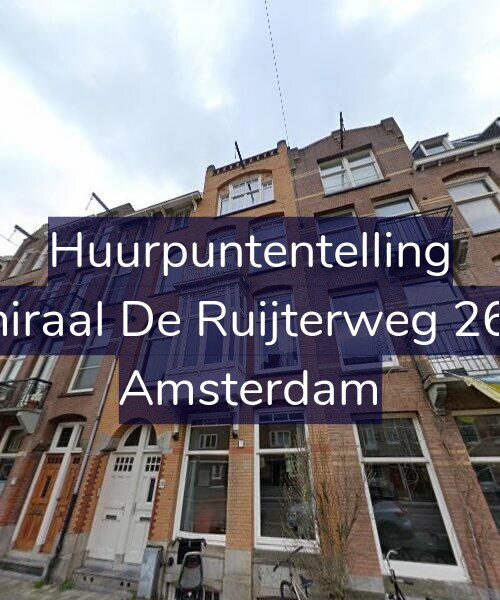 Foto gevel Huurpuntentelling voor Admiraal De Ruijterweg 265-C, Amsterdam