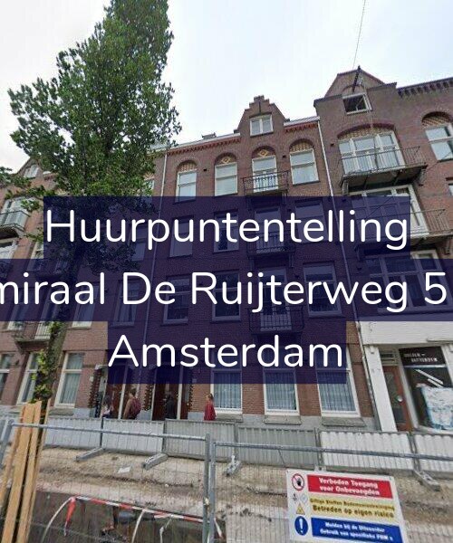 Foto gevel Huurpuntentelling voor Admiraal De Ruijterweg 55-H, Amsterdam