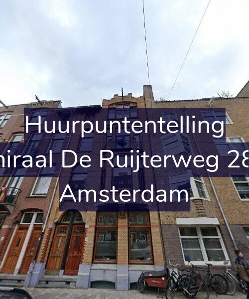 Foto gevel Huurpuntentelling voor Admiraal De Ruijterweg 281-3, Amsterdam