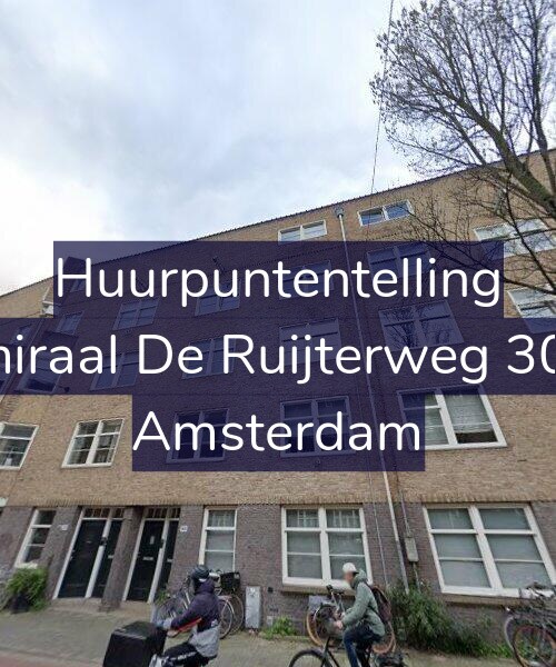 Foto gevel Huurpuntentelling voor Admiraal De Ruijterweg 301-2, Amsterdam