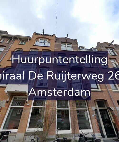 Foto gevel Huurpuntentelling voor Admiraal De Ruijterweg 267-A, Amsterdam