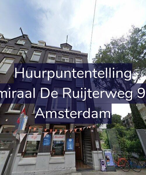 Foto gevel Huurpuntentelling voor Admiraal De Ruijterweg 92-1, Amsterdam