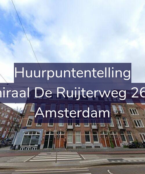 Foto gevel Huurpuntentelling voor Admiraal De Ruijterweg 266-H, Amsterdam