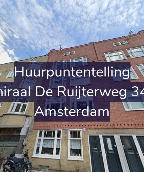 Foto gevel Huurpuntentelling voor Admiraal De Ruijterweg 342-3, Amsterdam