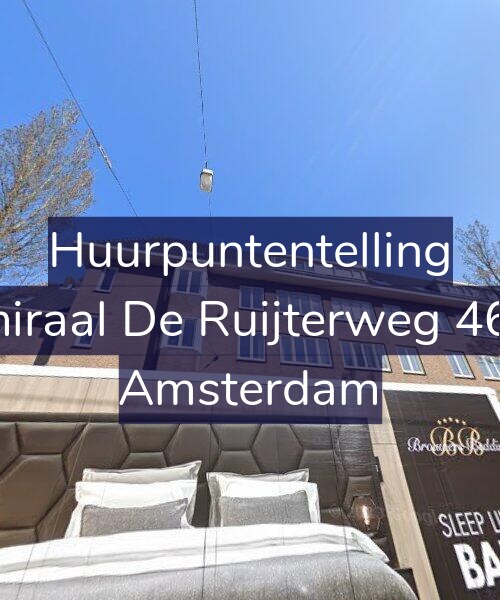 Foto gevel Huurpuntentelling voor Admiraal De Ruijterweg 466-1, Amsterdam