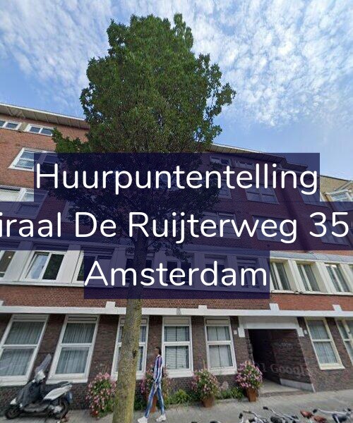 Foto gevel Huurpuntentelling voor Admiraal De Ruijterweg 350-A4, Amsterdam
