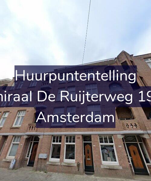 Foto gevel Huurpuntentelling voor Admiraal De Ruijterweg 197-2, Amsterdam