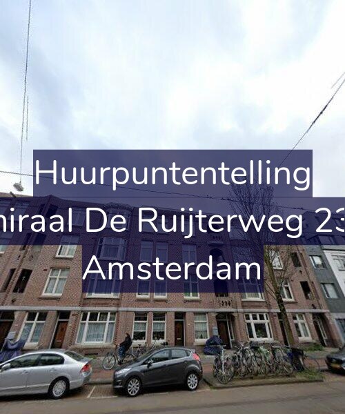 Foto gevel Huurpuntentelling voor Admiraal De Ruijterweg 232-1, Amsterdam