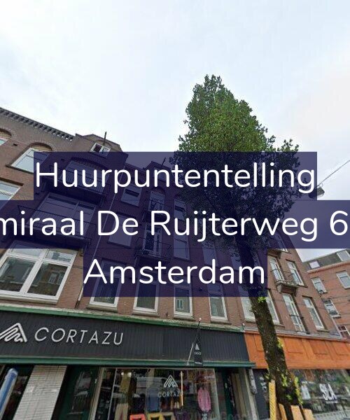 Foto gevel Huurpuntentelling voor Admiraal De Ruijterweg 61-3, Amsterdam