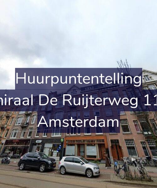Foto gevel Huurpuntentelling voor Admiraal De Ruijterweg 111-3, Amsterdam