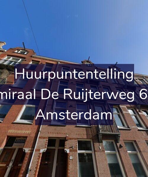 Foto gevel Huurpuntentelling voor Admiraal De Ruijterweg 68-2, Amsterdam