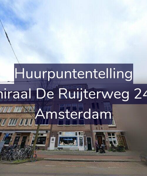 Foto gevel Huurpuntentelling voor Admiraal De Ruijterweg 246-4, Amsterdam