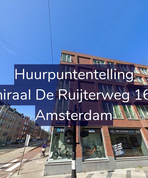Foto gevel Huurpuntentelling voor Admiraal De Ruijterweg 164-B, Amsterdam